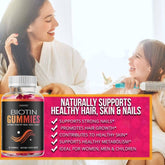 "Vegan-friendly, gluten-free Havasu Biotin Gummies made in USA"